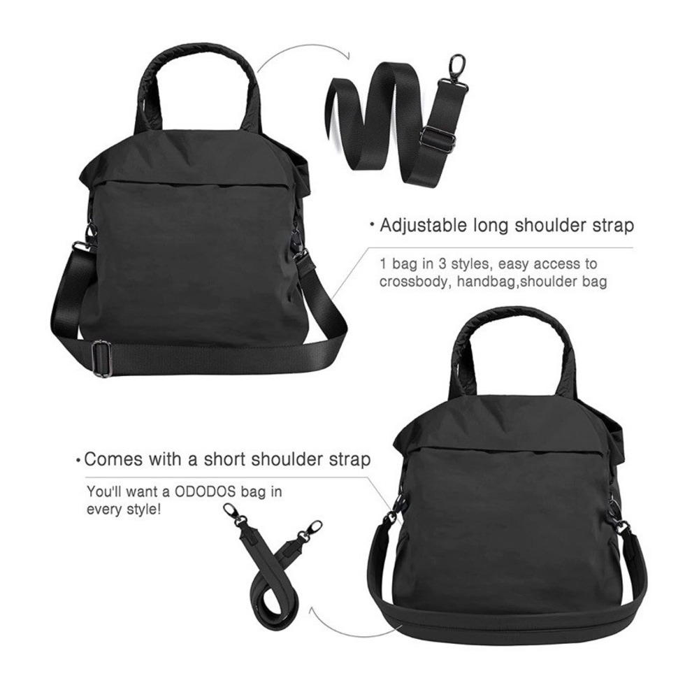 Ododos 19L Multi Hobo Bag 2.0 with 2 Straps Tote Handbag Crossbody Shoulder - Picture 5 of 15
